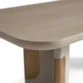 close view of rounded table top edge