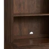 close view showing shelve of bookcase