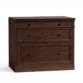 front view of brown wash cabinet
