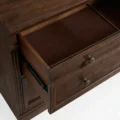 upper view showing open drawer.