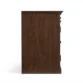 side profile view of brown cabinet