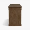 side profile view of console table