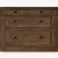 mid close view showing middle drawers of console table