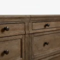 close view showing top drawers.