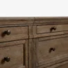 close view showing top drawers.