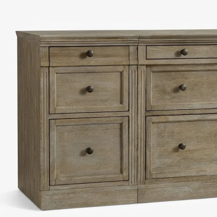 close view showing left drawers