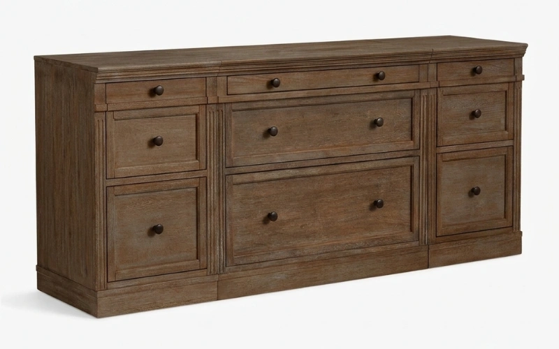 console table angled view