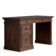 left angled view of writing desk