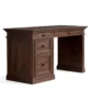 left angled view of writing desk