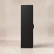 Side profile of the Tressel wardrobe showing its 62 cm depth