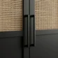 door handles close view showind door cane pannel