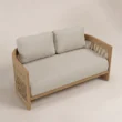 Meridian 2-seater outdoor sofa viewed from above