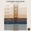 Upholstery colour options for the Meridian outdoor sofa set