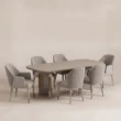 SoftPier 6-seater dining set shown from an angled studio view