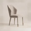 SoftPier upholstered side chair shown from an angled view