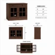 Dimension diagram showing the cabinet at 35 inches wide, 22 inches deep, and 31 inches high.