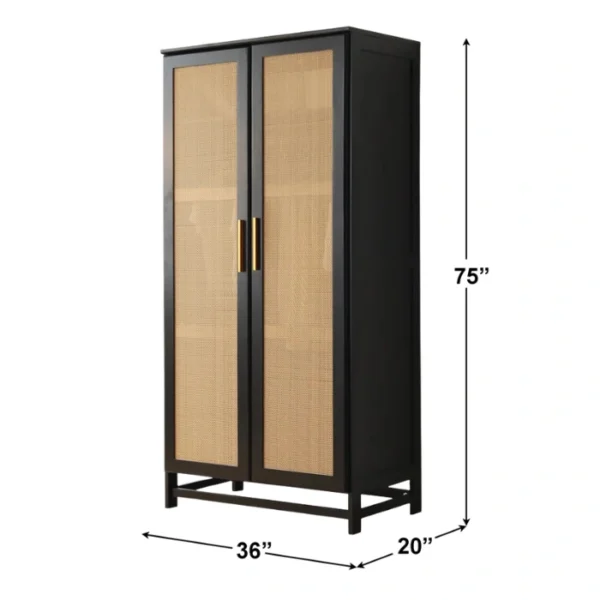 Arcane Wardrobe - Black (5) dimension wardrobe