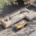 Fjord 4-Pieces Modular Outdoor Sofa
