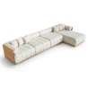 upper angled view of modular sofa