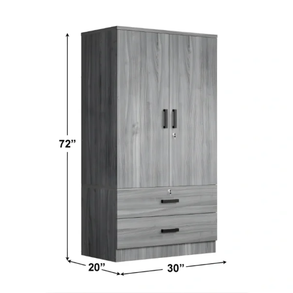 Frost Wardrobe - Grey (7) Frost Wardrobe - Grey (7)