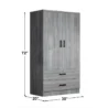 Frost Wardrobe - Grey (7)