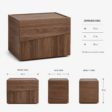 HalloWood sidetable dimesion