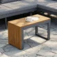coffee table angled view in outdoor seating