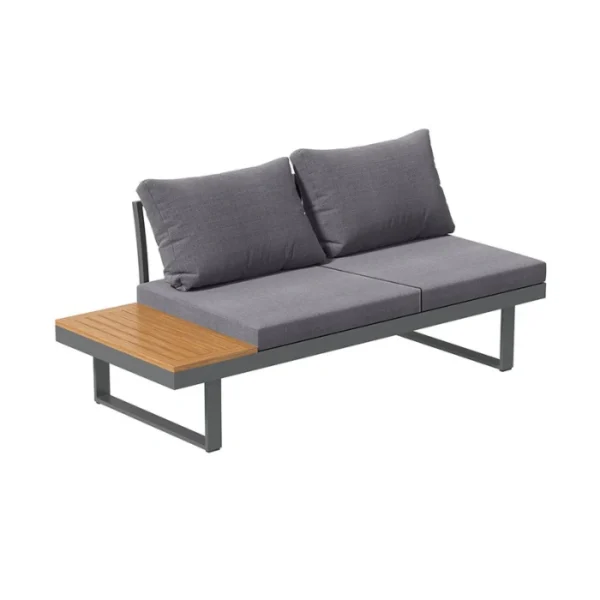Kade Outdoor Sectional sofa (9) angled view of left module with 2 cushions
