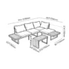 sectional sofa dimension