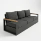 angled view of 3 seater sofa