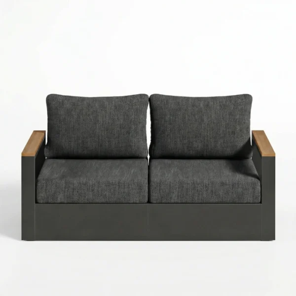 Reefline Outdoor Sofa Set (6) front view of 2 seater sofa