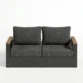 front view of 2 seater sofa