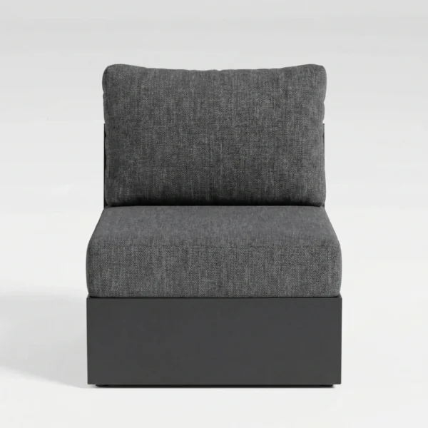 Reefline Outdoor Sofa Set (9) front view of upholstered single seater chair