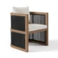 angled view of dining chair in white backgrpound