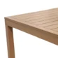 close view of edge of dining table