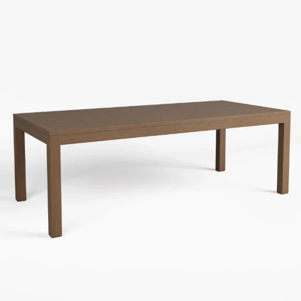 Wharf Outdoor Dining Set - Table angled view of dining table