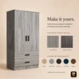 Frost Wardrobe finish options including Grey and Tobacco tones