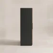 Side profile of Graino wardrobe showing the clean black carcass