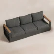 Elevated view of Reefline 3-seater sofa with loose back cushions
