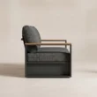 Side profile of Reefline 2-seater sofa with cushioned seating