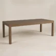 Side view of the long Wharf outdoor dining table