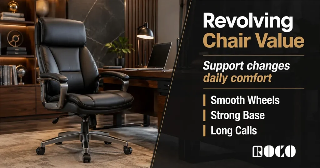 Office chair price in Pakistan guide showing executive leather office chair features