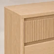 Caldrin Fluted side table closeup