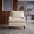Langmere English Armchair in beige upholstery shown in a modern room setting