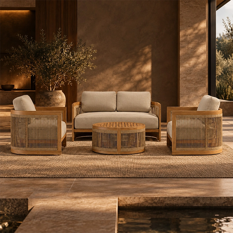 Outdoor sofa set