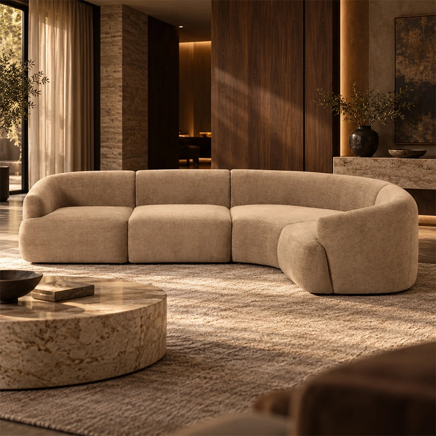Oro cloud Sectional sofa image 8